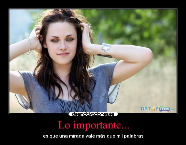 Lo importante... - 