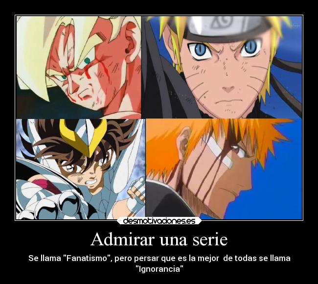 Admirar una serie -