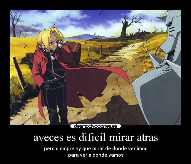 aveces es dificil mirar atras - 