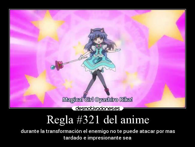 Regla #321 del anime - 