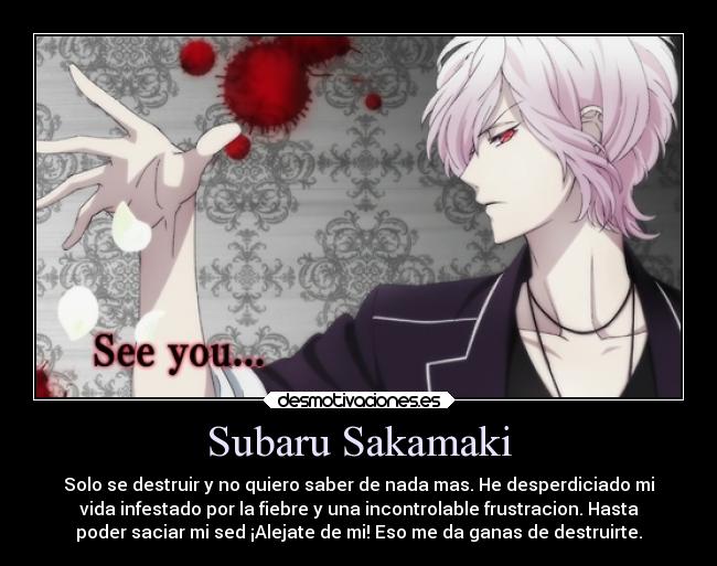 carteles anime diabolik lovers desmotivaciones