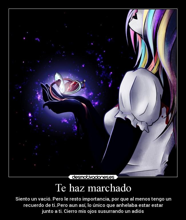 Te haz marchado - 