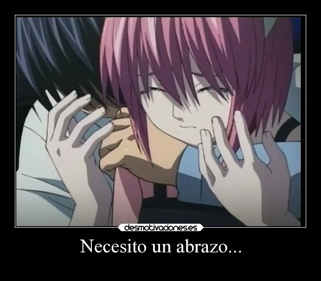 carteles anime elfen lied desmotivaciones