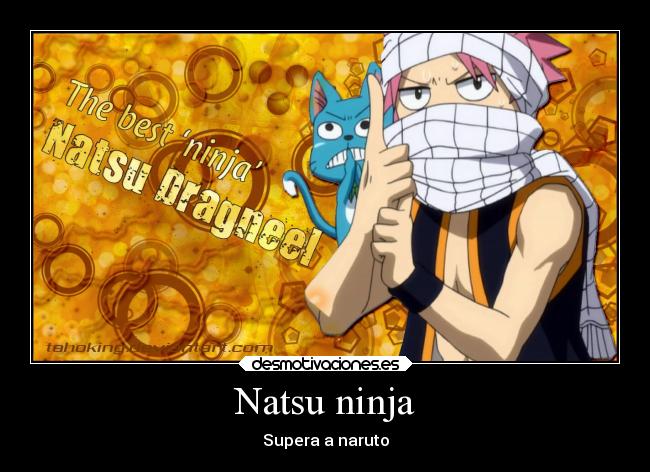 Natsu ninja - Supera a naruto