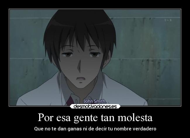 Por esa gente tan molesta - 