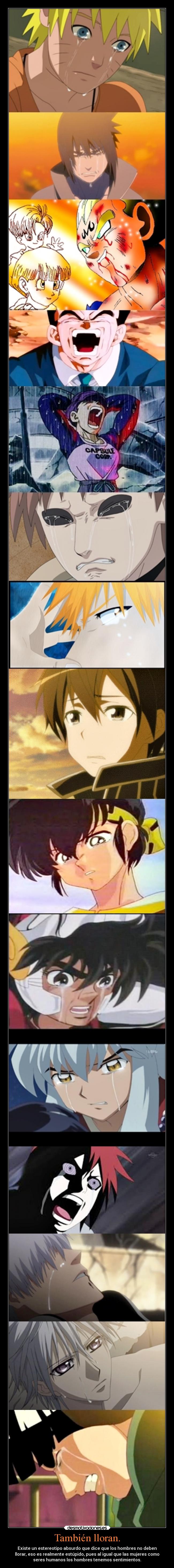 carteles anime llorar preparense para cartel seis pronto siete mujeres llorando desmotivaciones