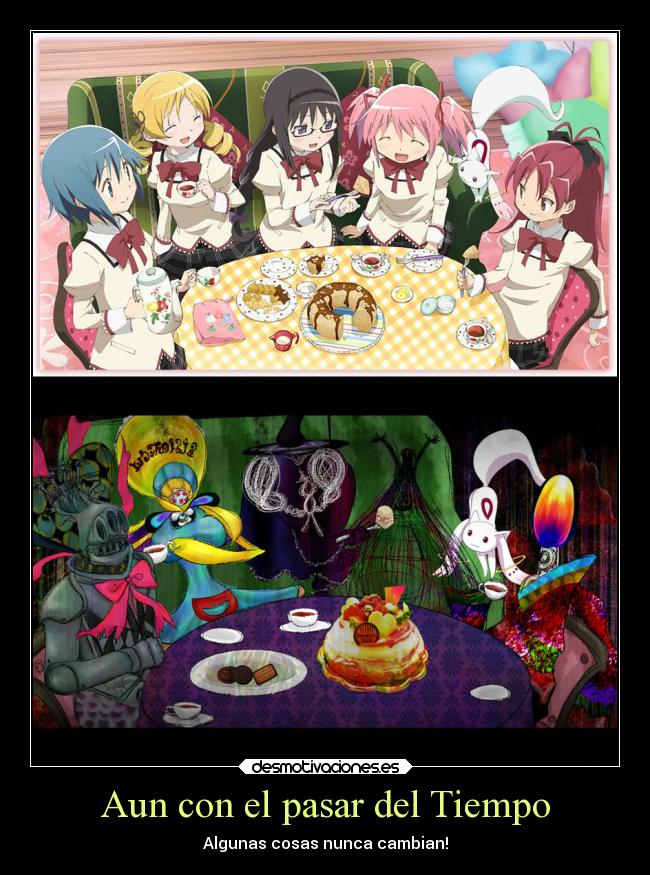 carteles anime mahoushoujomadokamagica mahou shoujo madoka magica desmotivaciones