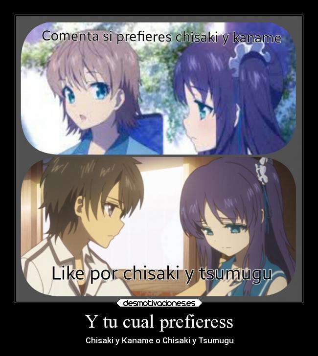 Y tu cual prefieress -