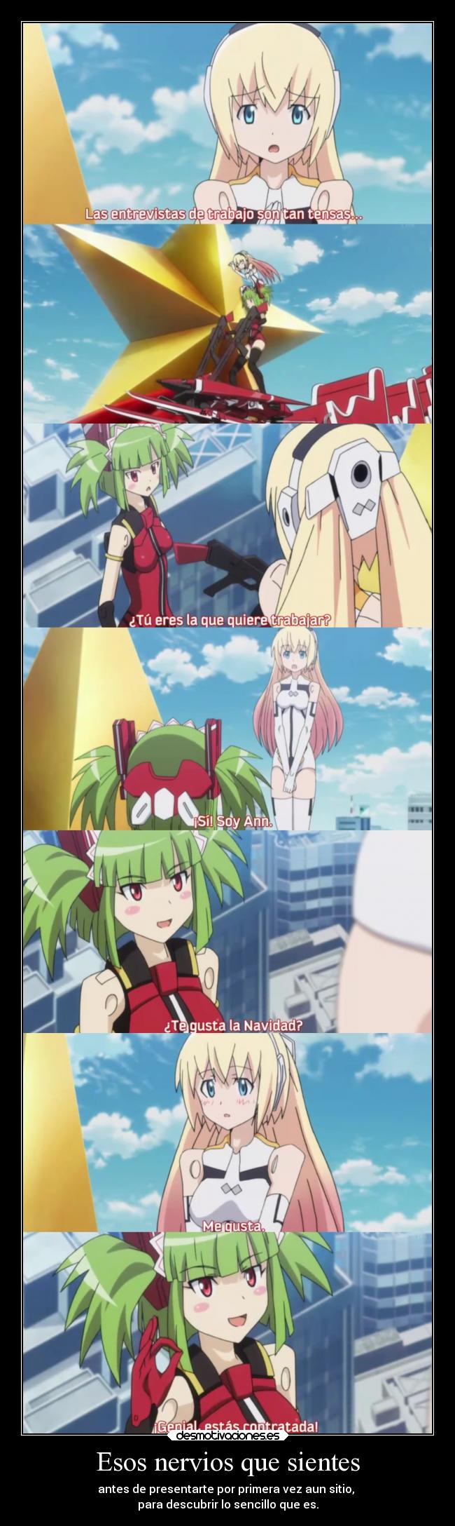 Esos nervios que sientes -