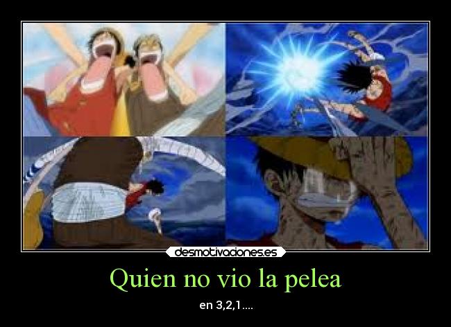 Quien no vio la pelea -