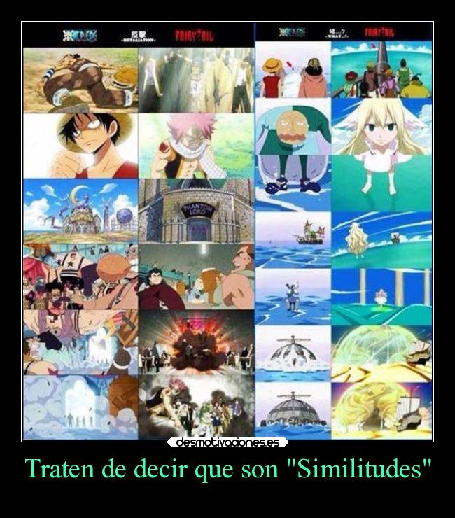 Traten de decir que son Similitudes - 