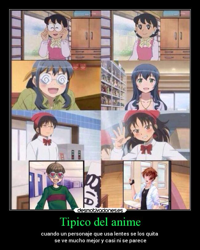 Tipico del anime -