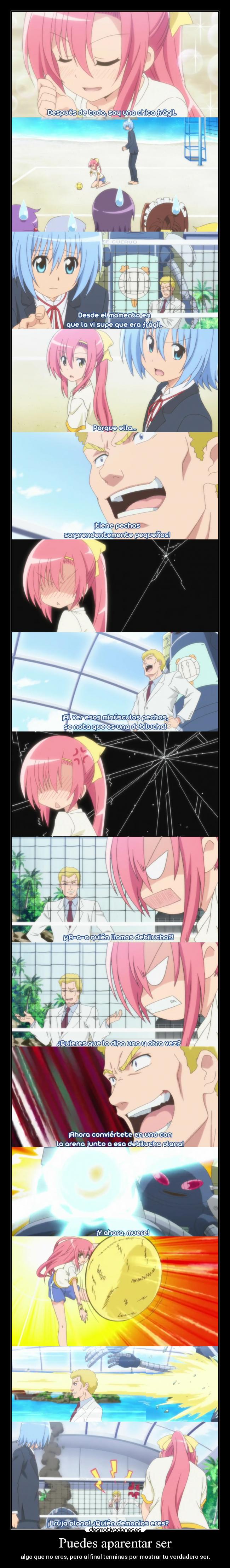 carteles anime poder aparentar mentir ser mascara terminar verdad persona raptorhunters desmotivaciones