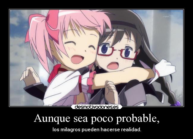 Aunque sea poco probable, - 