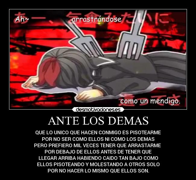ANTE LOS DEMAS -