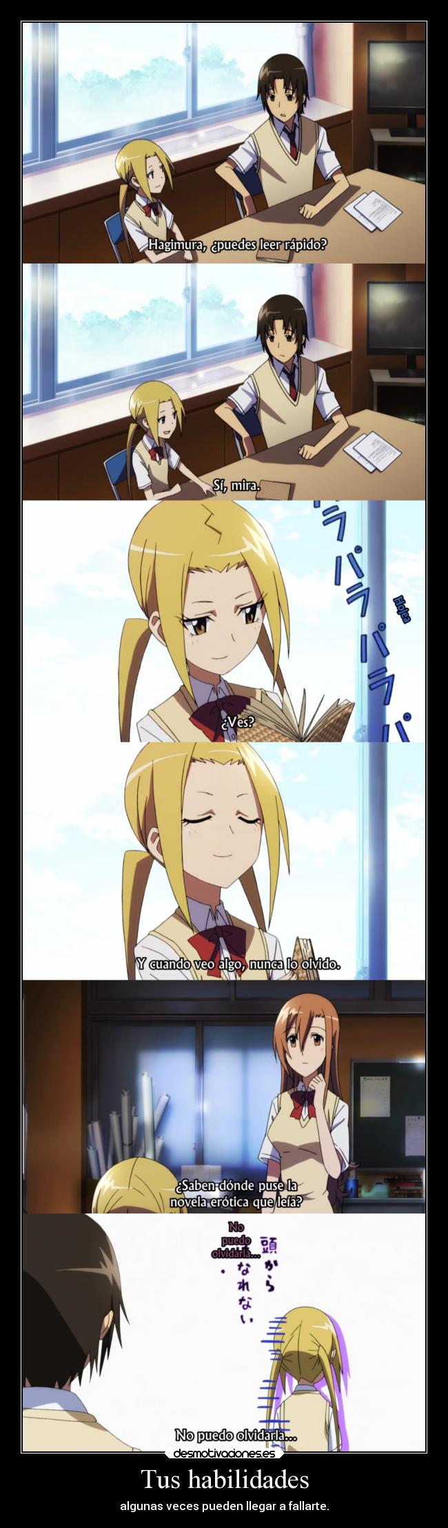 carteles anime seitokaiyakuindomo novela erotica leida por suzu doni desmotivaciones