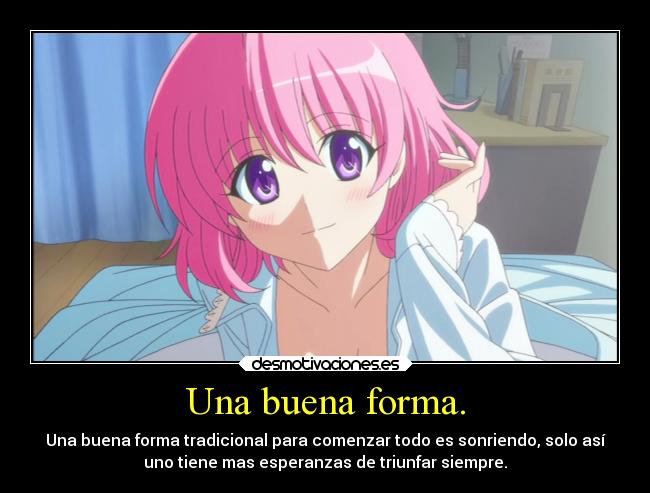 Una buena forma. - 