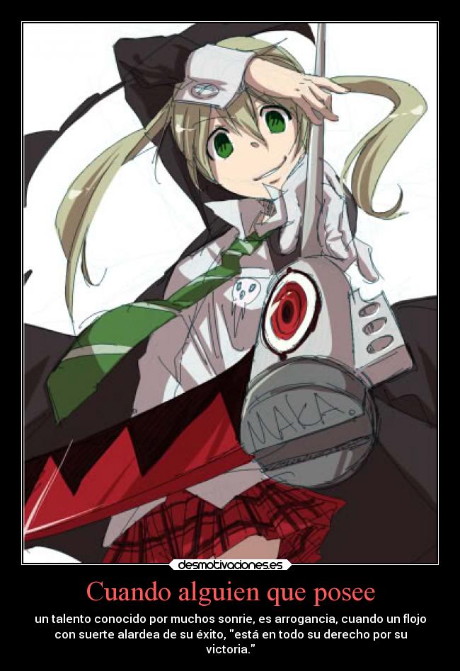 carteles anime soul eater desmotivaciones
