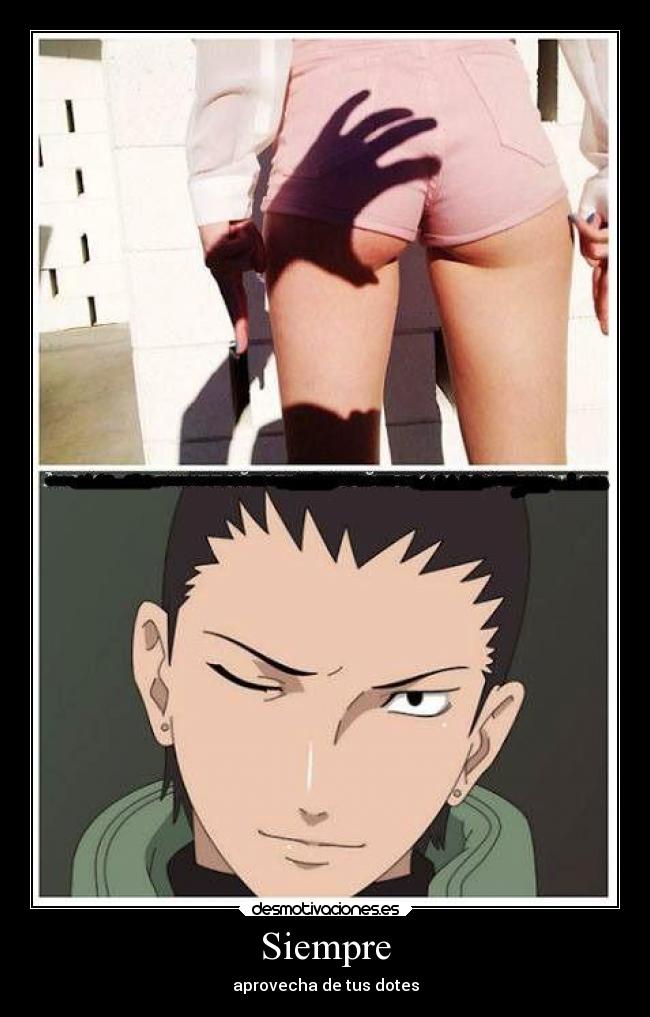 carteles anime tixo shikamaru desmotivaciones