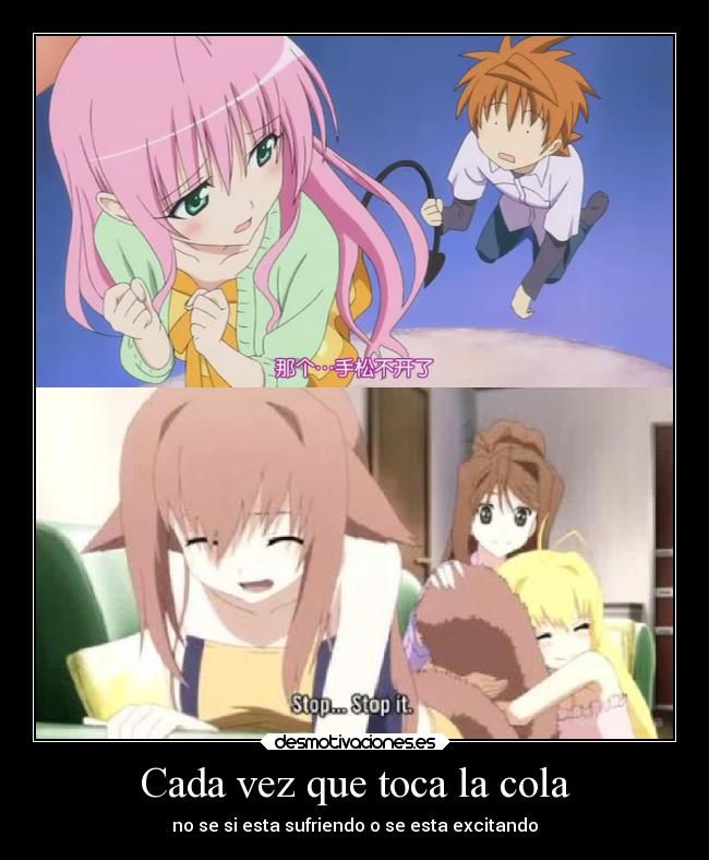 carteles anime toloveru lala satalin deviluke rito yuuki dragon crisis rose ryuuji desmotivaciones