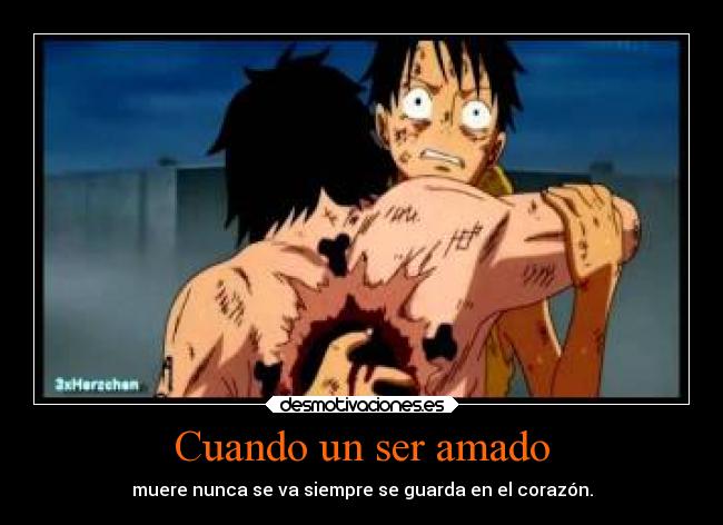 Cuando un ser amado - muere nunca se va siempre se guarda en el corazón.