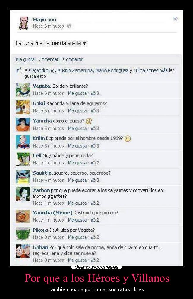 Por que a los Héroes y Villanos -