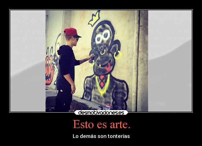 Esto es arte. -