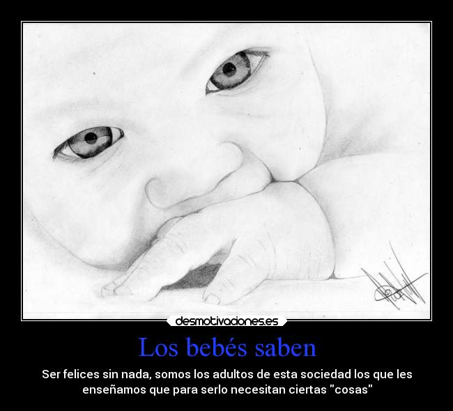 Los bebés saben -