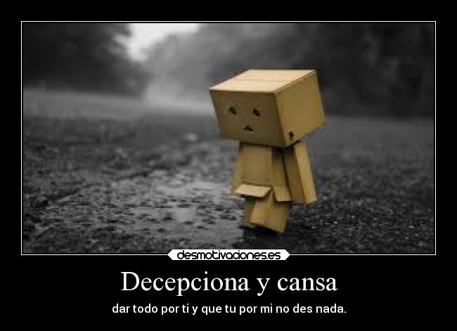 Decepciona y cansa - 