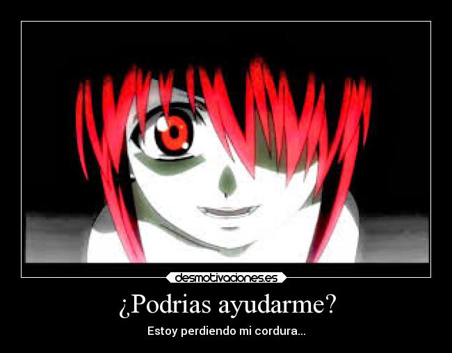 ¿Podrias ayudarme? -