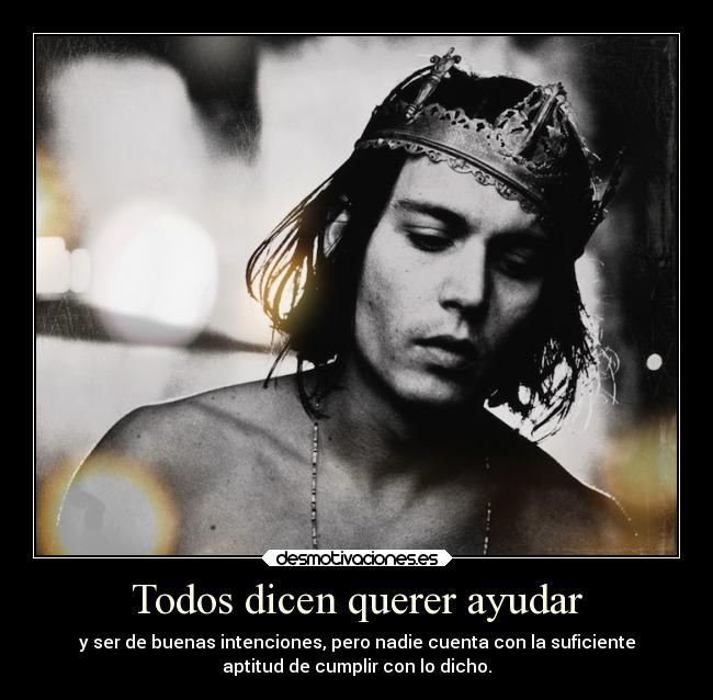 Todos dicen querer ayudar -