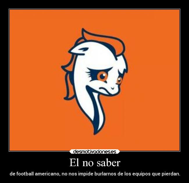 El no saber -