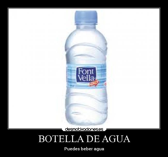 BOTELLA DE AGUA - 