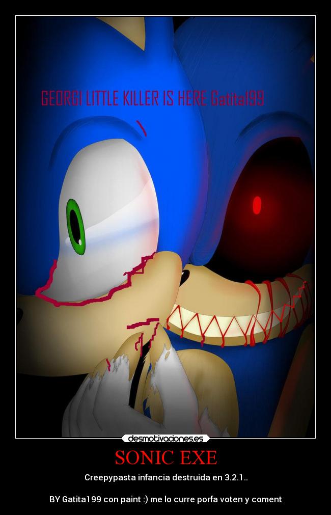 carteles celos corazon sonic exe sega gatita199 desmotivaciones