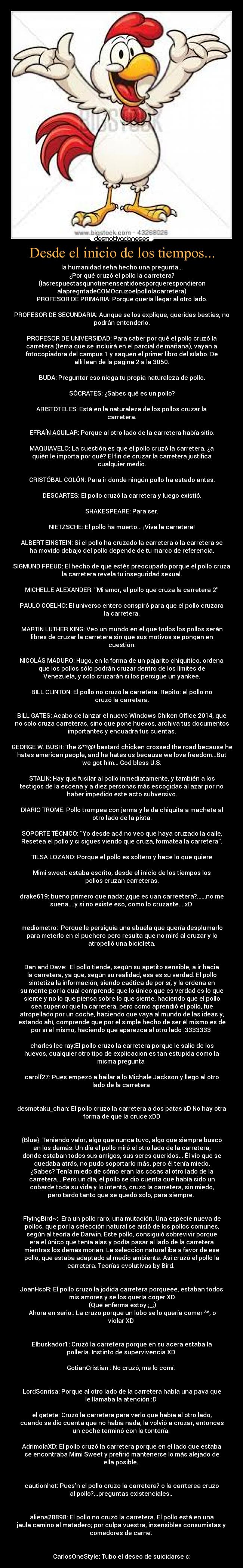 Desde el inicio de los tiempos... -