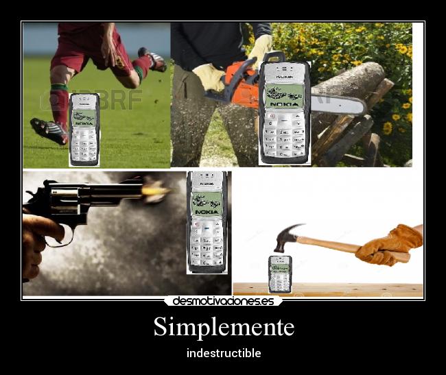 Simplemente - indestructible