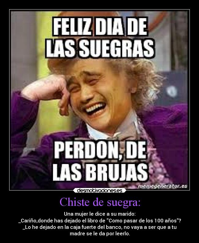 Chiste de suegra: - 