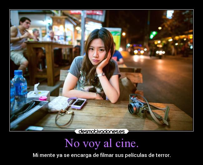 No voy al cine. - 