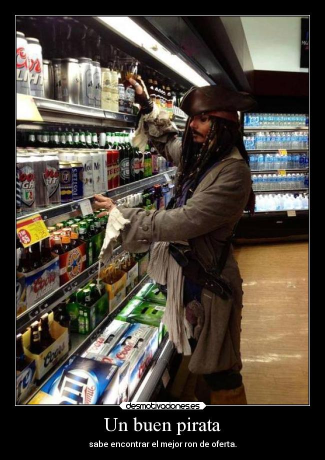 carteles cine humor jack sparrow ron oferta bebidas theinmortals desmotivaciones