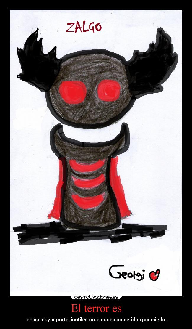 carteles cine miedo zalgo power jeffthekiller ninathekiller gatita199 desmotivaciones