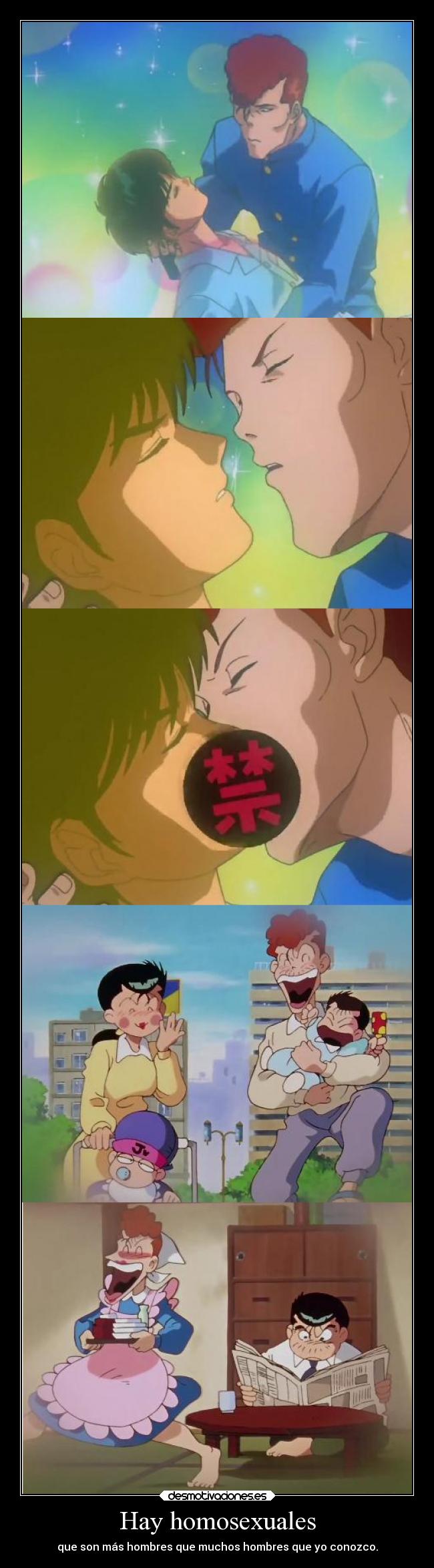 carteles comida anime yuyuhakusho yusuke desmotivaciones