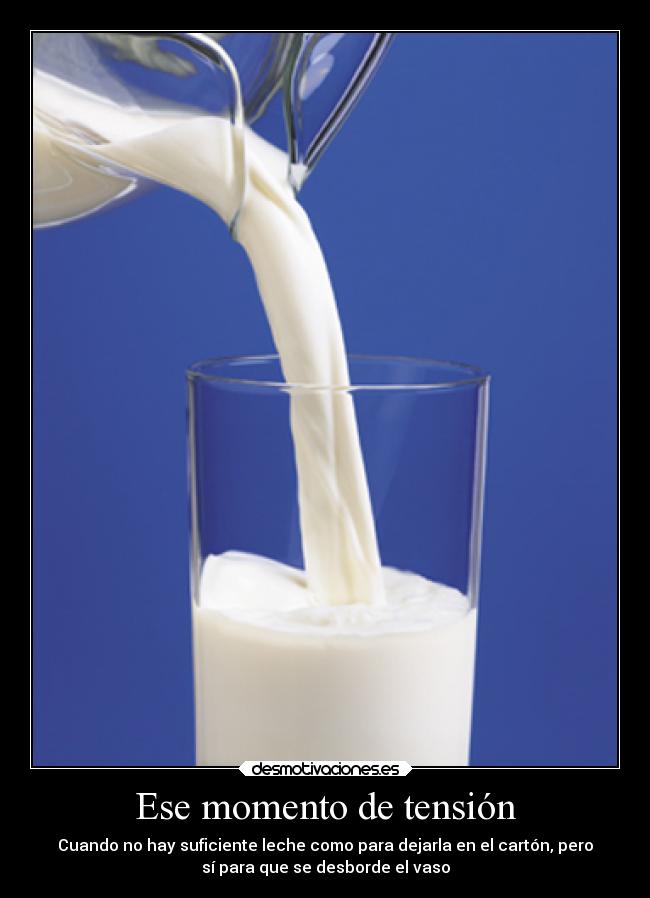 Ese momento de tensión -