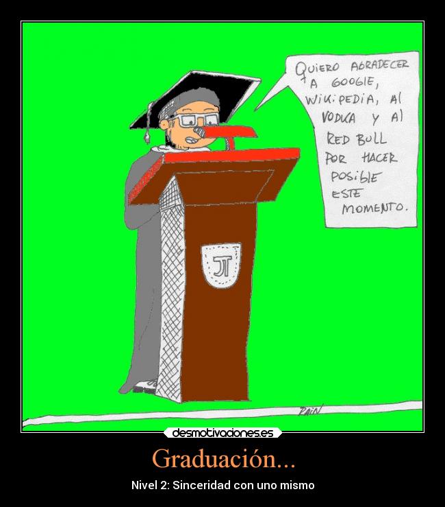 Graduación... - Nivel 2: Sinceridad con uno mismo
