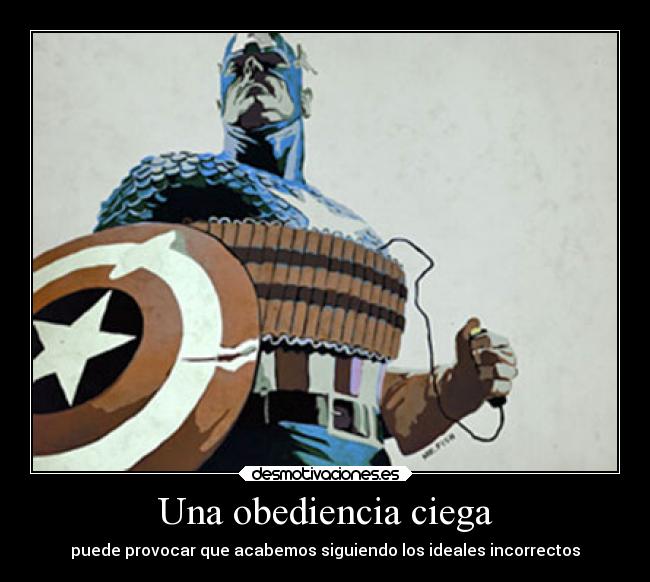 Una obediencia ciega -