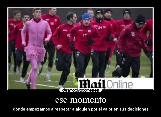 ese momento -