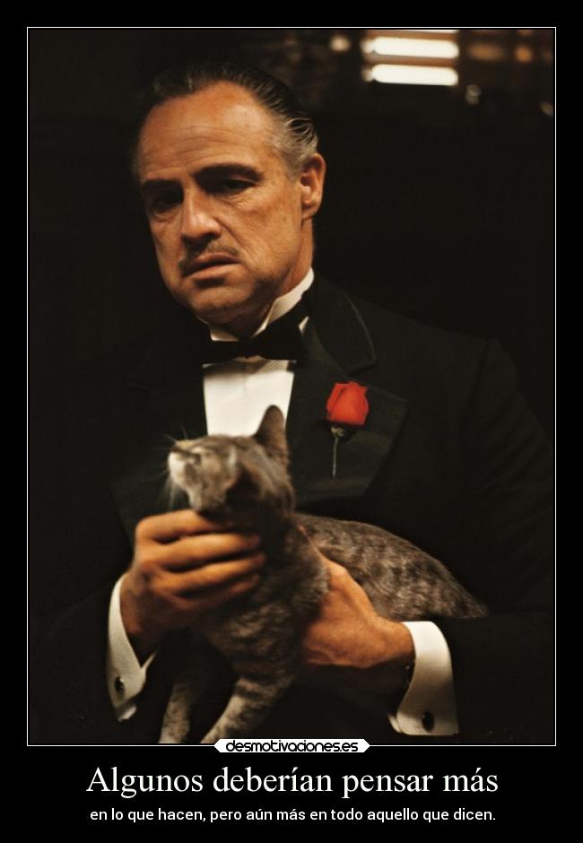 Algunos deberían pensar más -