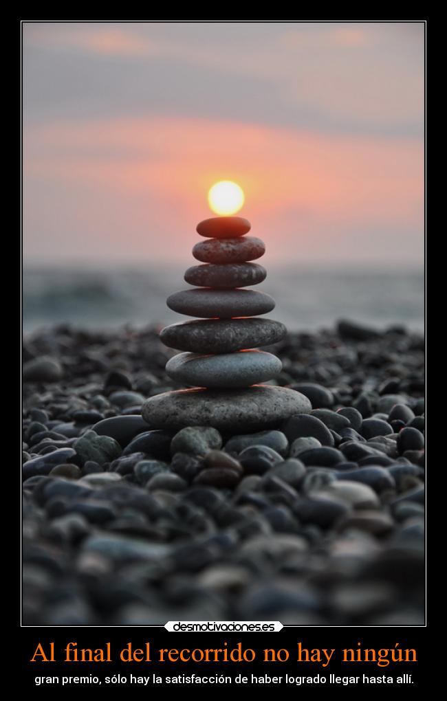 Al final del recorrido no hay ningún -