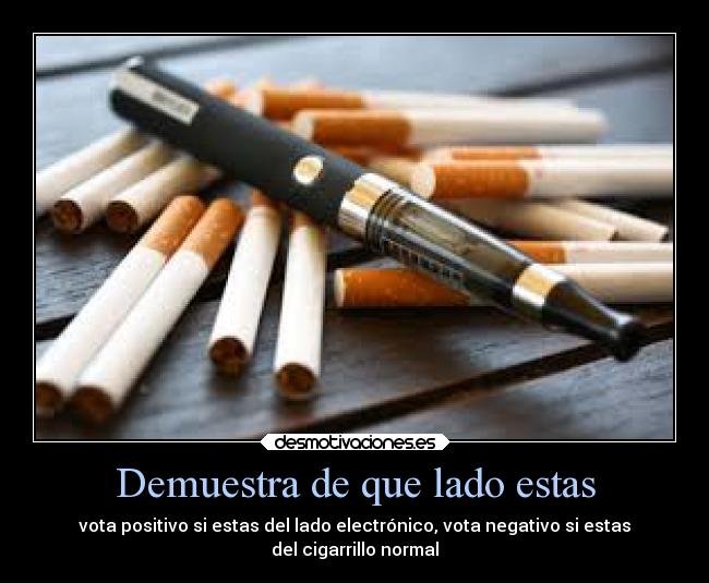 Demuestra de que lado estas -