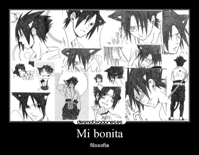 carteles confianza sasuke filosifia pensar dar sentir vivir desmotivaciones