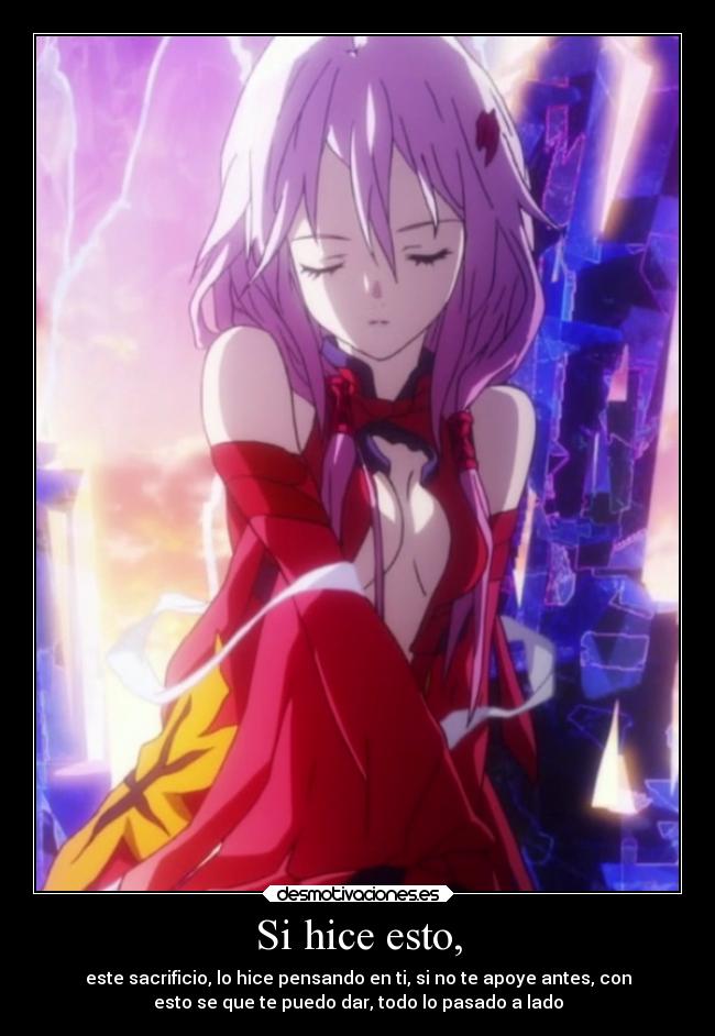 carteles corazon confianza deseos anime amor inori yuzuriha sacrificio suenos desmotivaciones